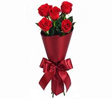 Букет 5 Красных роз Эдлесс Лав в Циолковском
