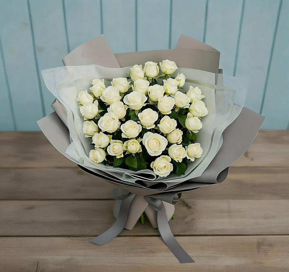 Букет Белоснежная нежность в Циолковском