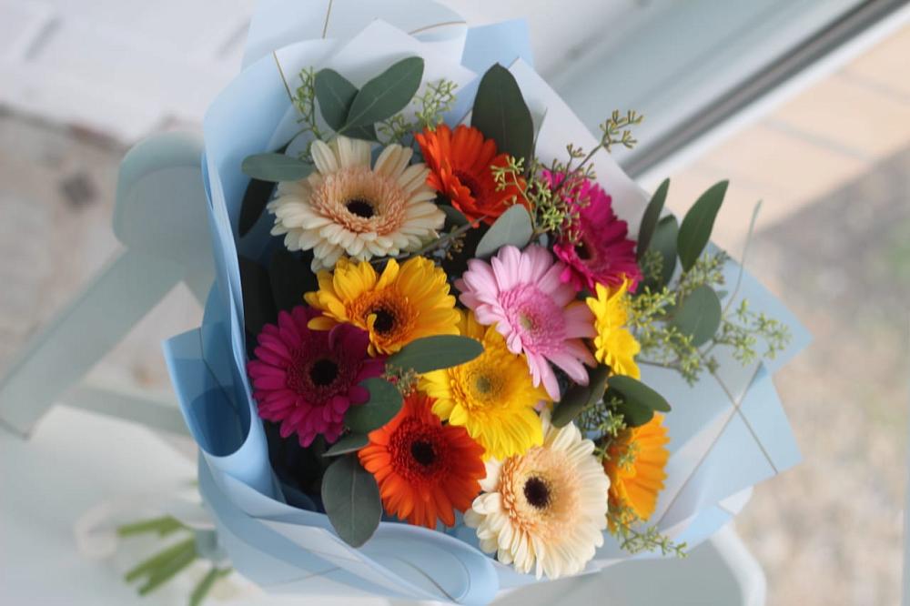 Букет цветов из: Герберы в Циолковском