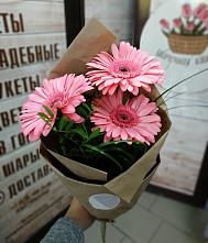 Букет цветов из:  Герберы #REPLACE_PRED# Циолковском