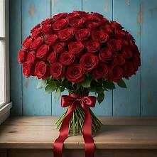 Букет Красные розы Блэк Меджик в Циолковском