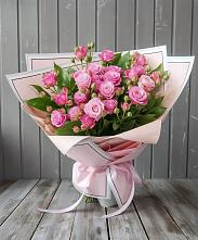 Букет Розовый кустик в Циолковском