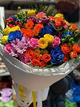 Букет цветов из:  Розы и Хризантемы #REPLACE_PRED# Циолковском