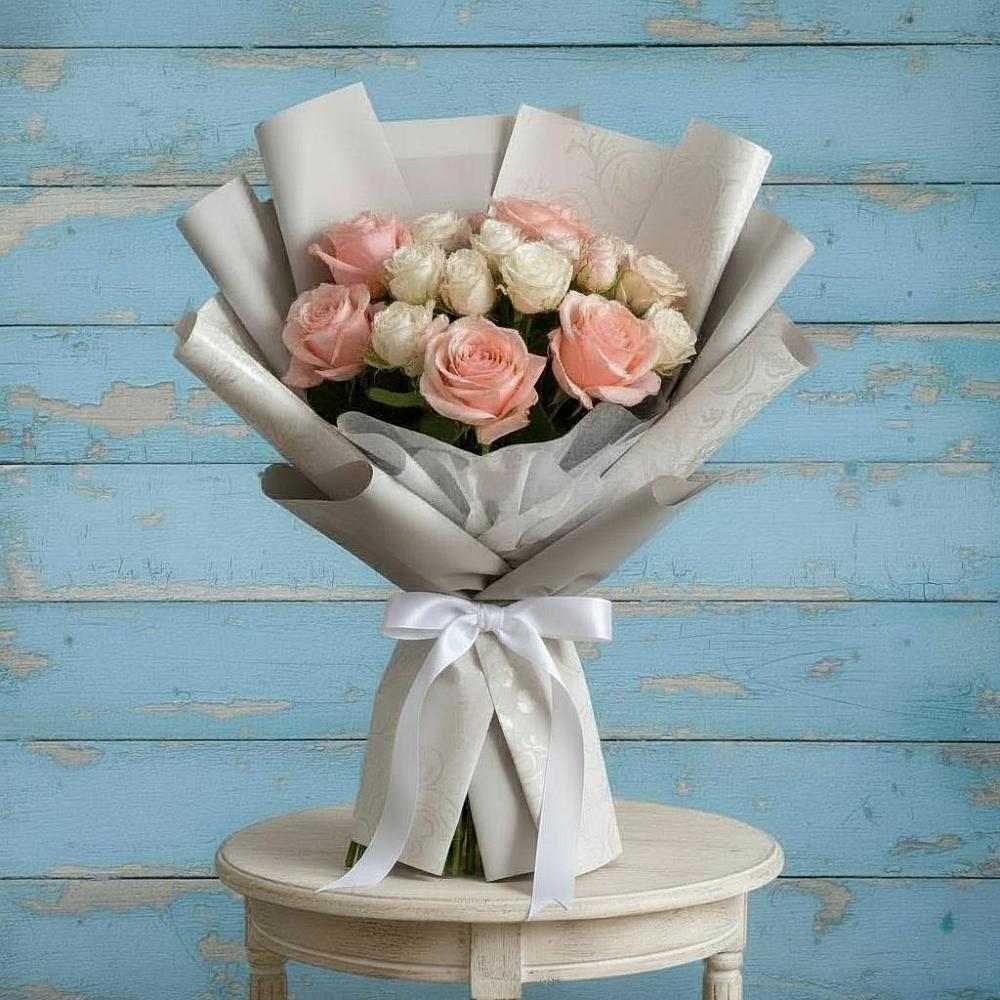 Букет цветов из: Розы в Циолковском