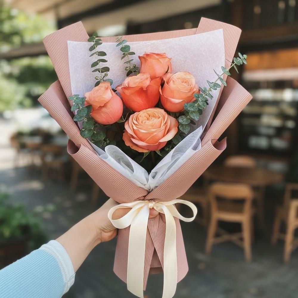 Букет цветов из: Розы в Циолковском