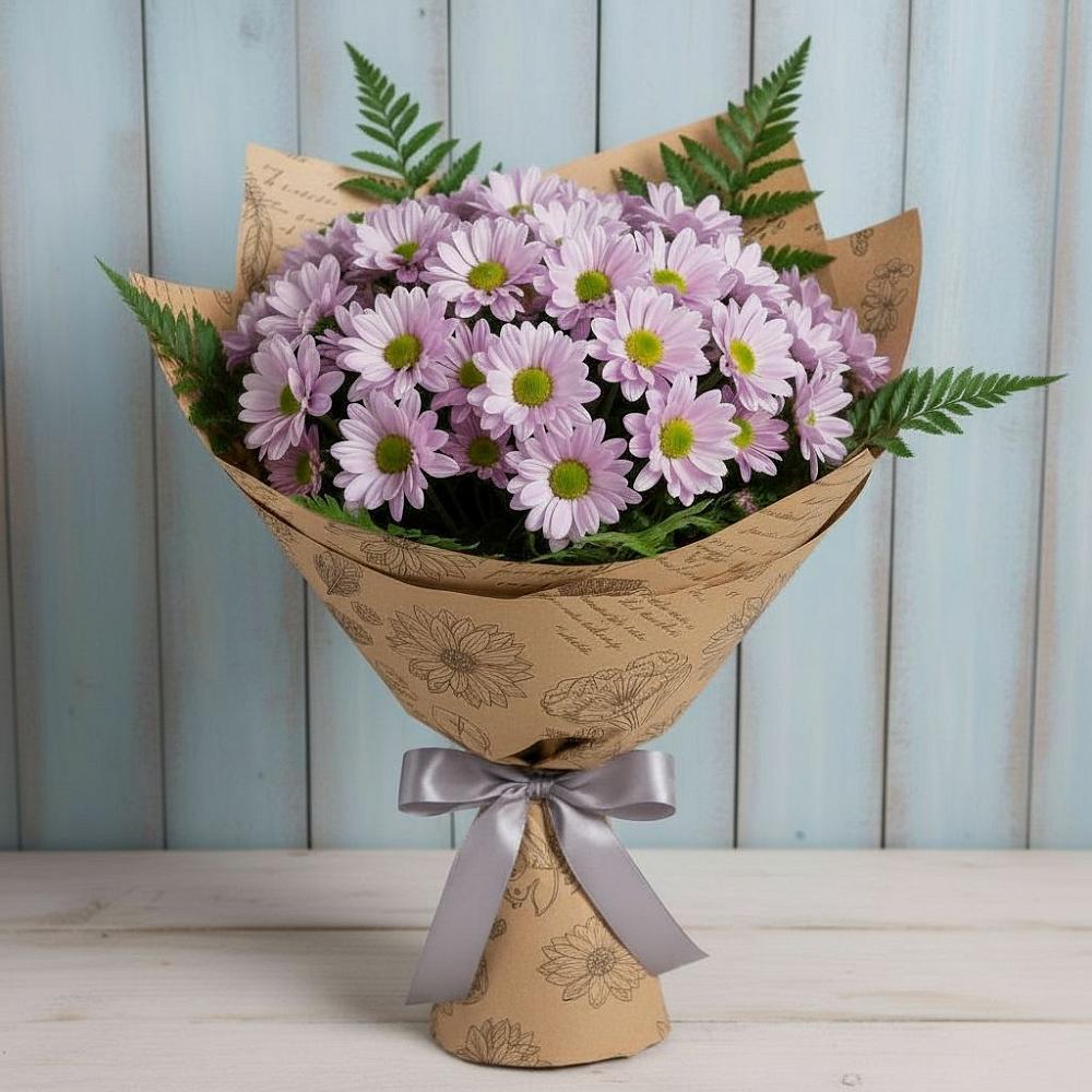 Букет цветов из: Хризантемы в Циолковском