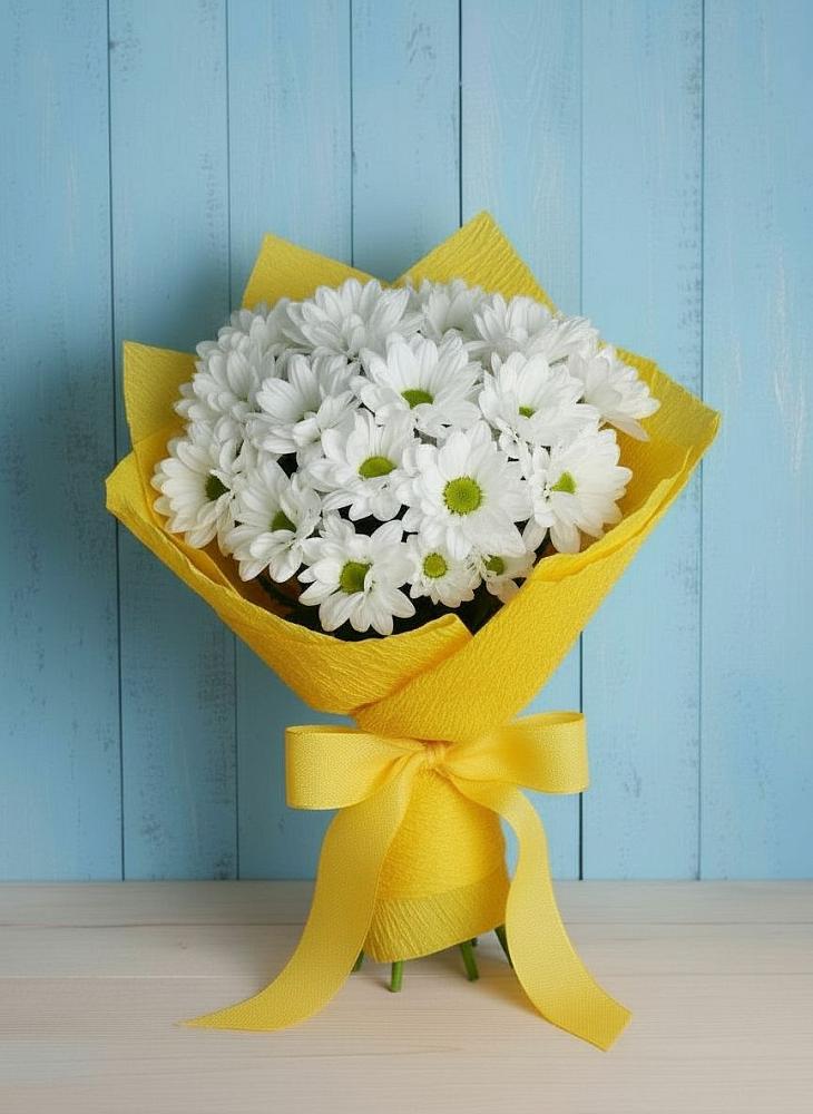 Букет цветов из: Хризантемы в Циолковском