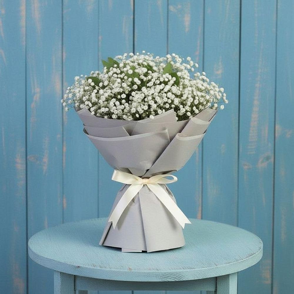 Букет цветов из: Гипсофила в Циолковском