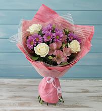 Букет цветов из:  Герберы в Циолковском