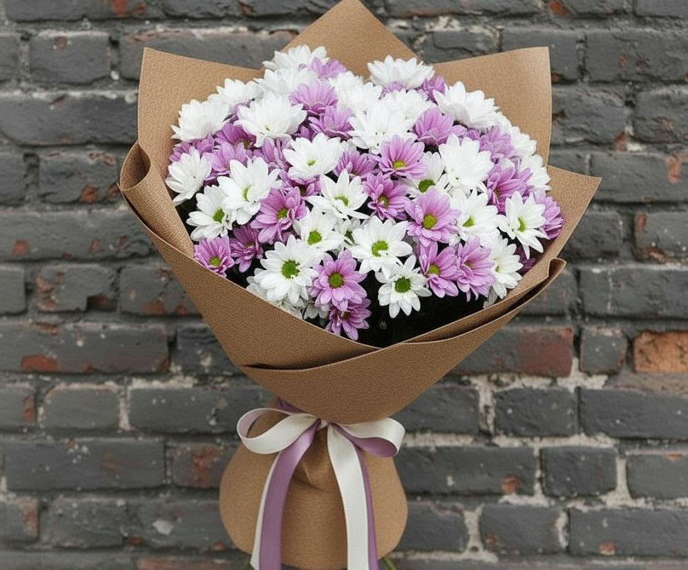 Букет цветов из: Хризантемы в Циолковском