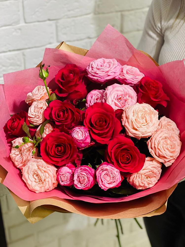 Букет цветов из: Розы в Циолковском