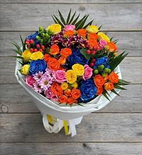 Букет цветов из:  Розы и Хризантемы #REPLACE_PRED# Циолковском