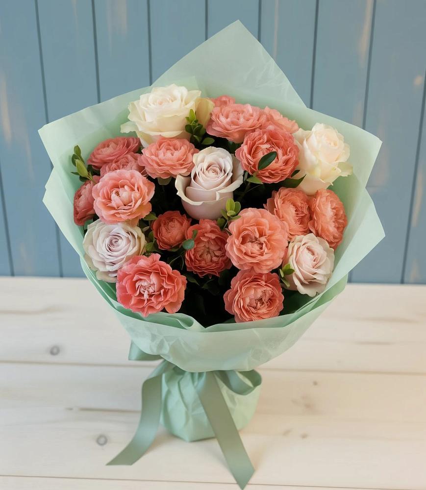 Букет цветов из: Розы в Циолковском