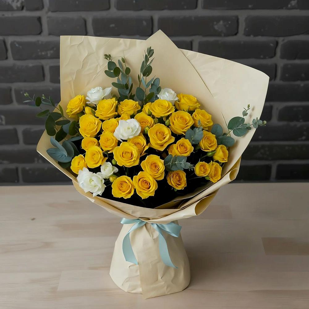 Букет цветов из: Розы в Циолковском