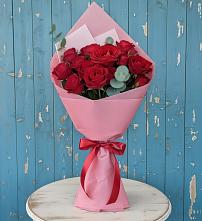 Букет цветов из:  Розы в Циолковском