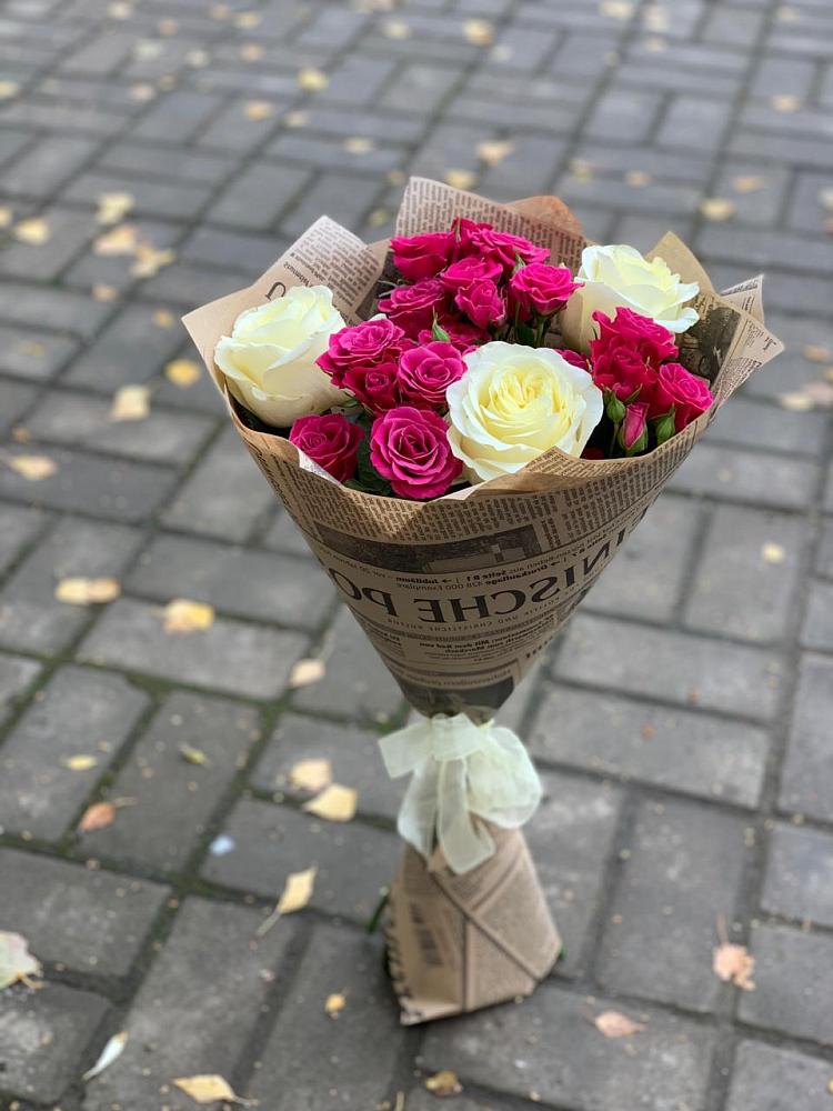 Букет цветов из: Розы в Циолковском